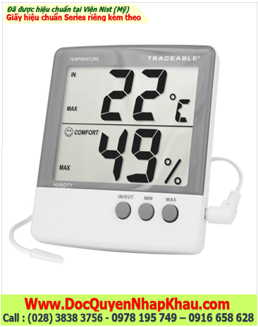 Traceable 4184, Ẩm kế với dải đo đo 25%RH đến 95%RH Traceable® 4184 Jumbo Humid./Temp